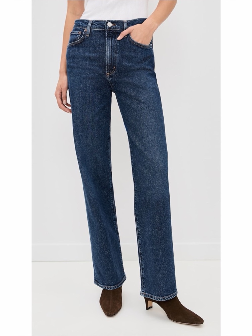 New w/ Tags AGOLDE Haper Mid Rise Straight Leg Jeans size 27
